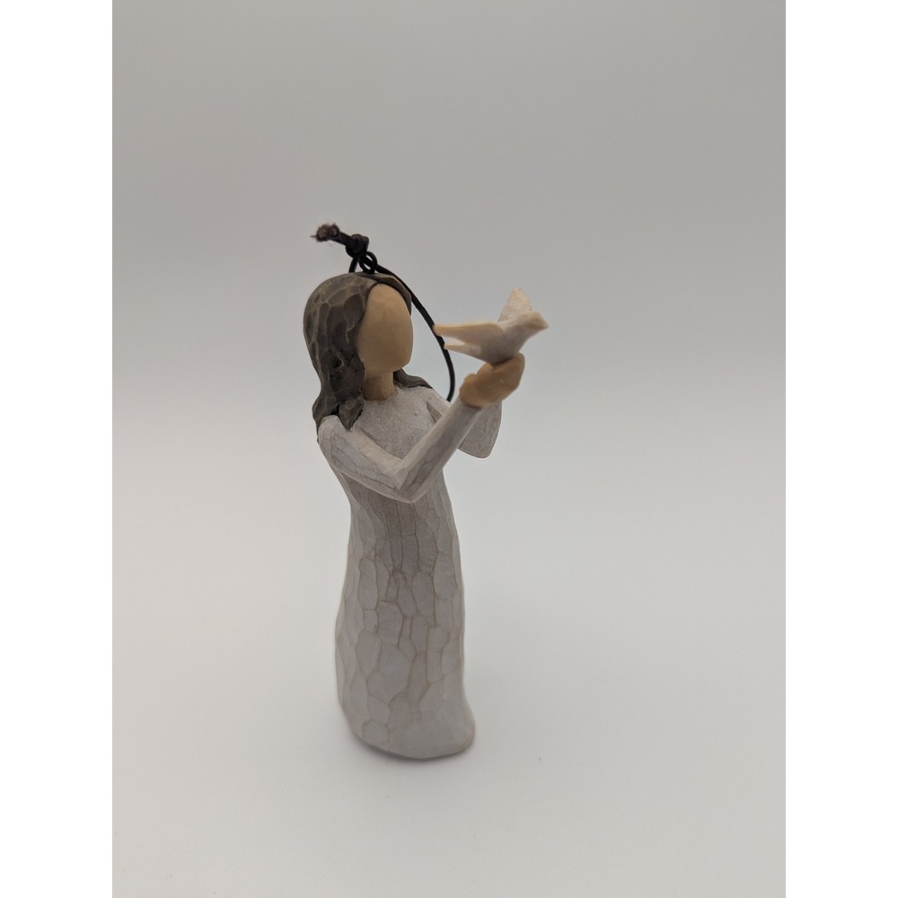 Willow Tree Soar Ornament‎ Susan Lordi 2016 Demdaco Girl with Bird Figure 27595